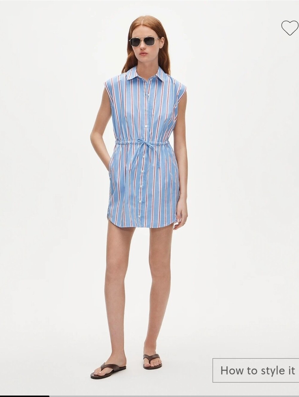 JCrew Cap Sleeve Shirt Dress 2 NWOT